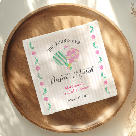 Servilleta De Papel Bienvenida a la ducha de novias de Pickleball