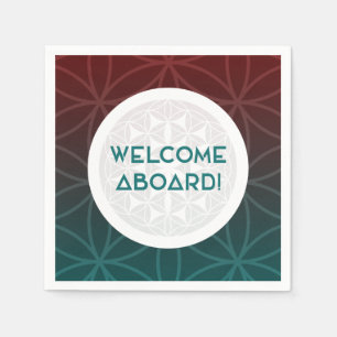 Servilleta De Papel bienvenida a la geometría sagrada del equipo