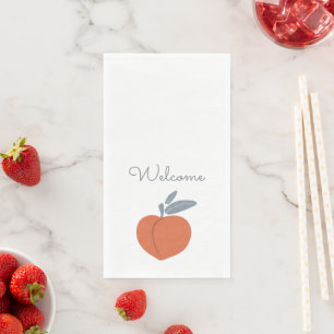 Servilleta De Papel Bienvenida de fruta de la pluma