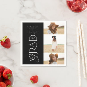 Servilleta De Papel Bienvenida de un posgrado con fotografía múltiple 