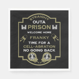 Servilleta De Papel Bienvenido a casa desde la prisión