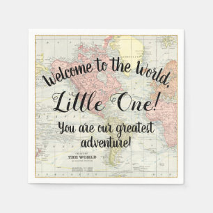 Servilleta De Papel Bienvenido al Mundo Servilletas para Baby Shower M
