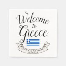 Bienvenidos a Grecia | Favor de la boda de destino