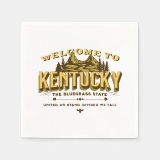 Servilleta De Papel Bienvenidos a Kentucky