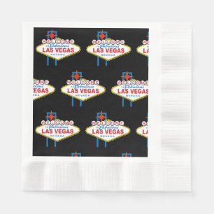 Servilleta De Papel Bienvenidos Al Rótulo Las Vegas