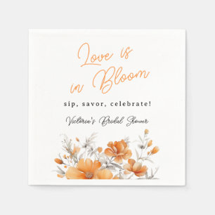Servilleta De Papel Bienvenidos Boho Moda Terracotta Floral Bridal Sho