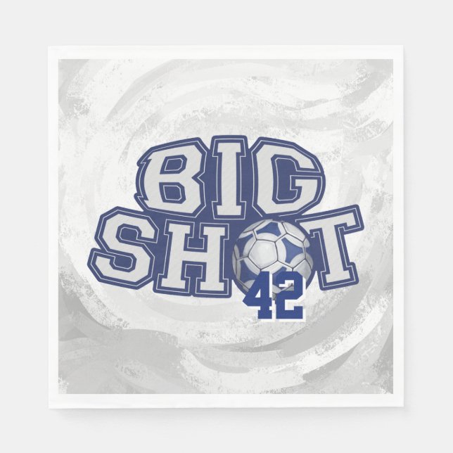Servilleta De Papel Big Shot Soccerball (Anverso)