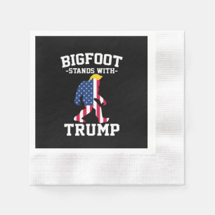 Servilleta De Papel Bigfoot Apoya a Trump Elecciones 2024