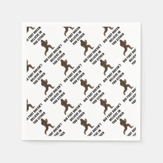 Servilleta De Papel ¡Bigfoot tampoco cree en ti!