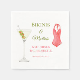 Servilleta De Papel Bikinis de lujo y fiesta de despedida de soltera c