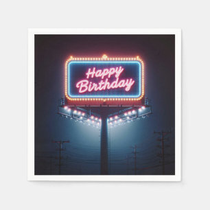 Servilleta De Papel Billboard feliz cumpleaños