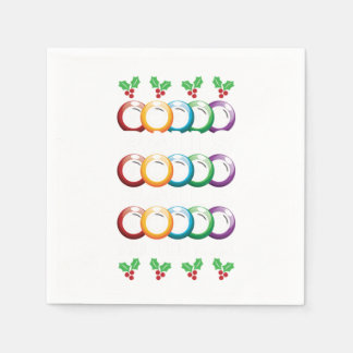 Servilleta De Papel Bingo Balls Lucky Game Player Gambler Gift