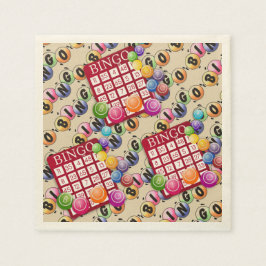 Servilleta De Papel Bingo Fun