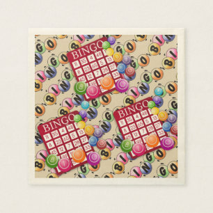Servilleta De Papel Bingo Fun