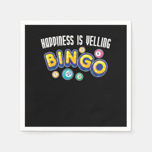 Servilleta De Papel Bingo Player Balls Número de Lucky