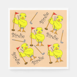 Servilleta De Papel Birdie Golfer Chick