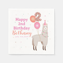 Servilleta De Papel Birthday Llama