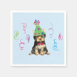 Servilleta De Papel Birthday Party Yorkie