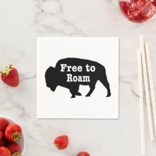 Servilleta De Papel Bison Free To Roam