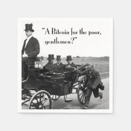 Servilleta De Papel Bitcoin Beggar