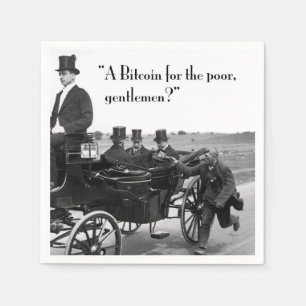 Servilleta De Papel Bitcoin Beggar