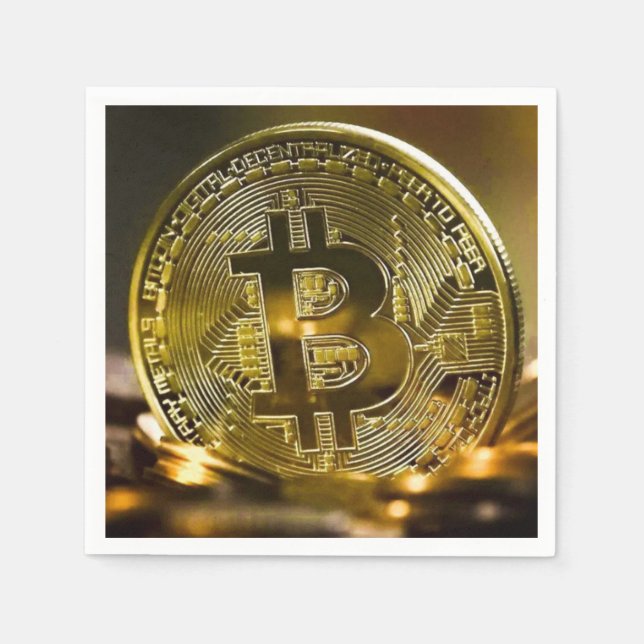 Servilleta De Papel bitcoína (Anverso)
