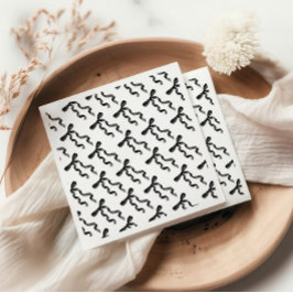 Servilleta De Papel Black Bow