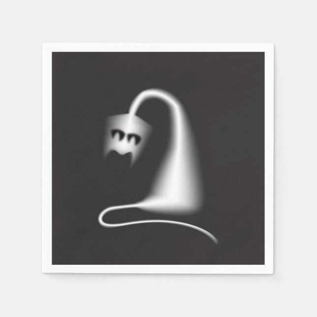 Servilleta De Papel Black ghost cat (Anverso)