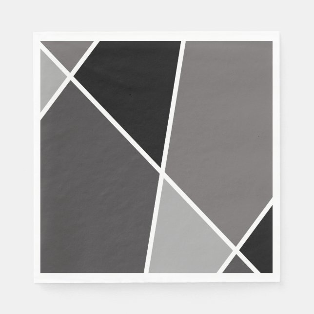 Servilleta De Papel Black JanaiCreates Color Collection Paper Napkins (Anverso)