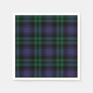 Servilleta De Papel Black Watch Tartán, Plaid