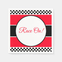 Black White Check con rojo