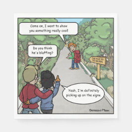 Servilleta De Papel Blancas Fiestas divertidas