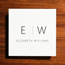 Blanco negro Minimalista clásico elegante