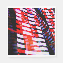 Servilleta De Papel Blanco rojo y azul