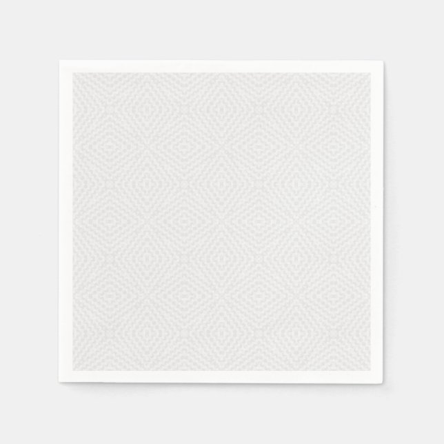 Servilleta De Papel Blanco sólido texturado. (Anverso)