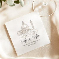 Blanco y negro | Boda de Ilustracion italiano