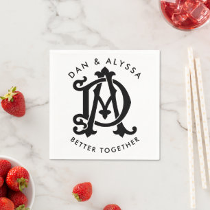 Servilleta De Papel Blanco y negro mejores juntos