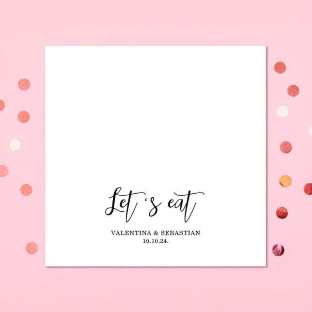 Servilleta De Papel Blancos simples Comer toallas de papel Boda (Subido por el creador)