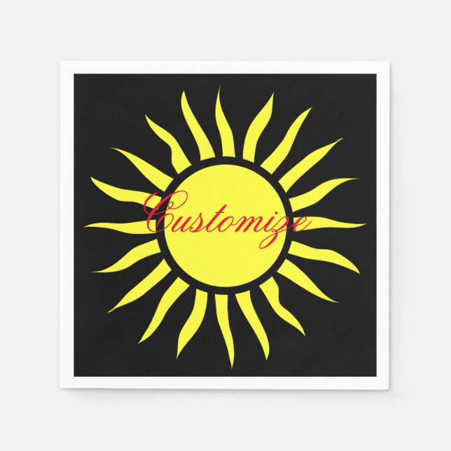Servilleta De Papel Blazing Sun Thunder_Cove (Anverso)