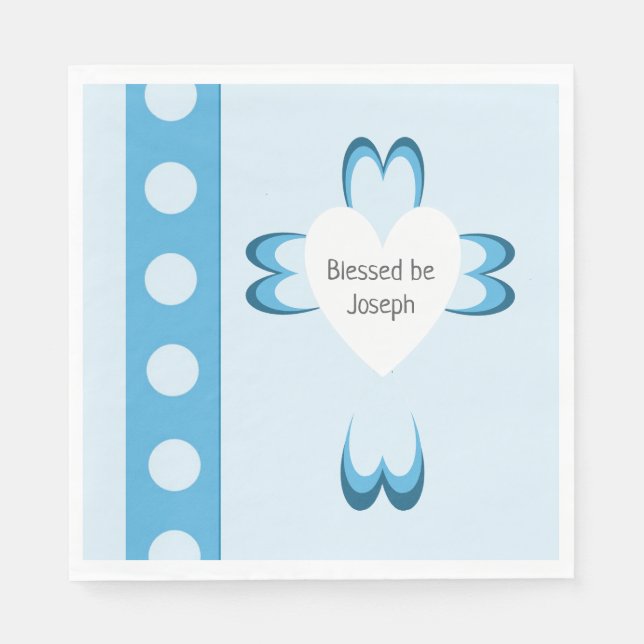 Servilleta De Papel Blessed Baptism Paper Napkin (Anverso)