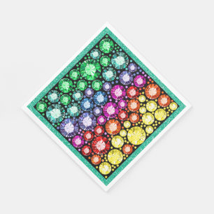 Servilleta De Papel Bling Jewels Image Napkins