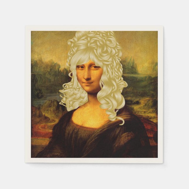 Servilleta De Papel Blonde Mona Lisa (Anverso)
