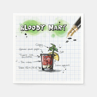 Servilleta De Papel Bloody Mary