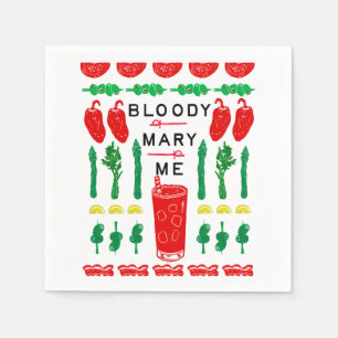 Servilleta De Papel Bloody Mary Bev Naps