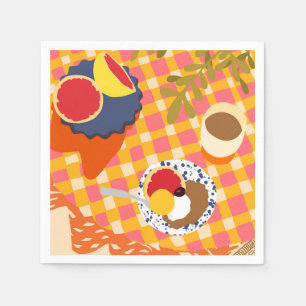 Servilleta De Papel Blooms y Brunch