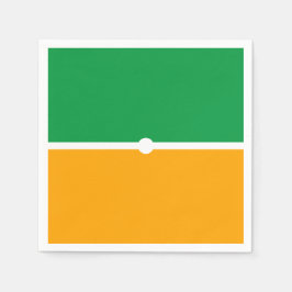 Servilleta De Papel Bloque de color del Naranja amarillo blanco verde 