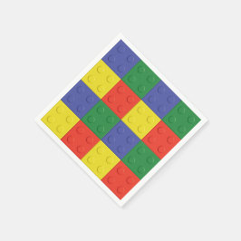 Servilleta De Papel Bloques de construcción y pañales Fiestas