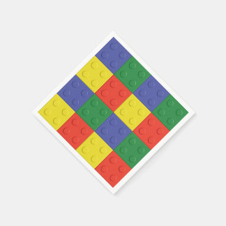 Servilleta De Papel Bloques de construcción y pañales Fiestas