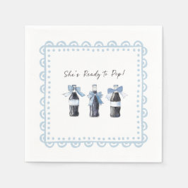 Servilleta De Papel Blue Baby Soda Ready to POP 