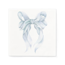 Blue Bow Napkin